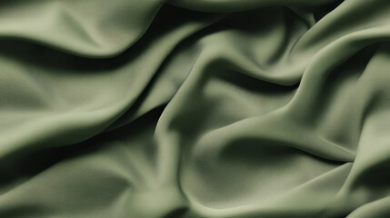 Fototapeta premium Muted Olive Green Wool Fabric Texture Background for Abstract Designs