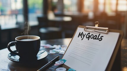Coffee shop goals planning