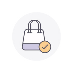 Order vector icon stock illustration