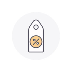 Price Tag vector icon stock illustration