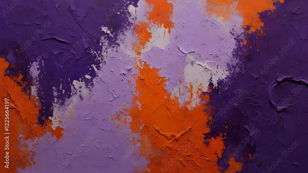 Fototapete abstract composition with warm colors depicting energy and movement in a textured background.
