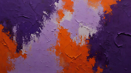 Fototapeta premium Abstract composition with warm colors depicting energy and movement in a textured background.