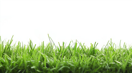 Fototapeta premium green grass isolated on white background