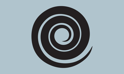 Spiral Swirl Design Elements stock illustration 'spiral, design element, illustration, retro style, vector, black color, swirl pattern, horizontal, simplicity, spotted, vortex, abstract, computer grap