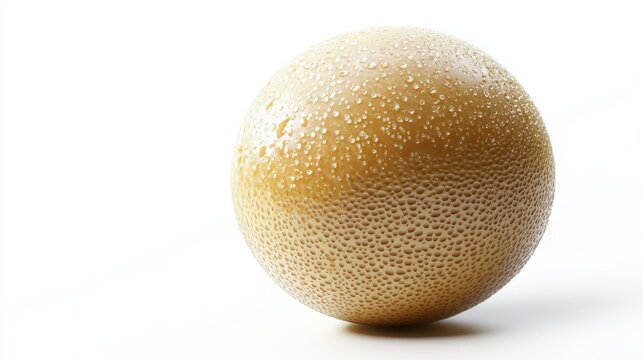 Golden Sphere with Water Drops - A Visual Delight