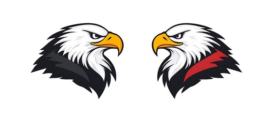 Obraz premium Iconic representation of an eagle.