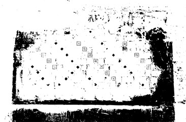 Rustic grunge vector texture with grain and stains. Abstract noise background. Weathered surface.