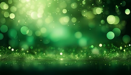 Fototapeta premium Glitzernder Hintergrund in grün