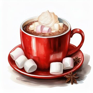 Kakao mit marschmellows
