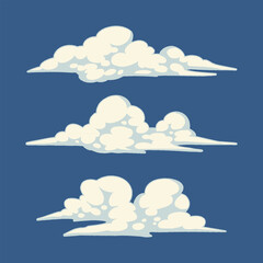 sky cloud cartoon vector illustration