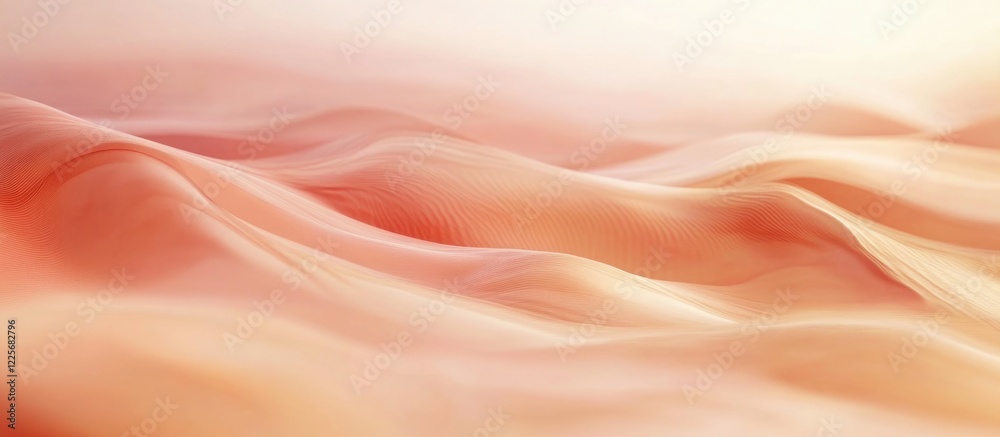 Poster abstract soft desert waves background with blurred texture ideal for digital design and copyspace fo