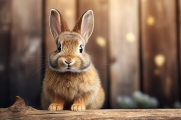 Obraz premium rabbit on the ground