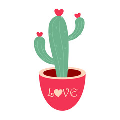 Cute love elements. Valentine's Day heart, gift, chocolate, teddy bear, and mail