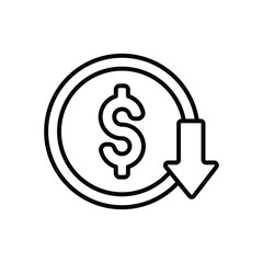 Low Price vector icon stock illustration