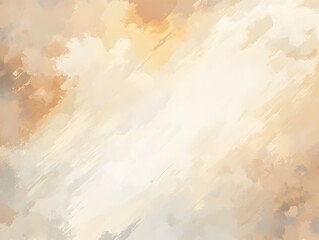 Obraz premium Abstract Beige and Brown Watercolor Brushstrokes Background