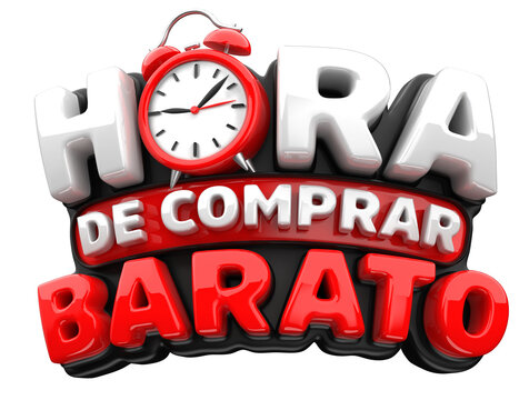 HORA DE COMPRAR BARATO SELO 3D