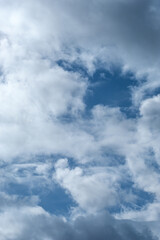 blue sky with clouds