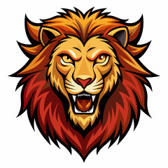 lion head vector
