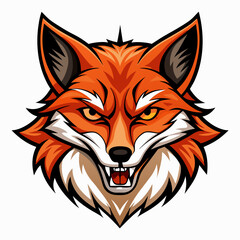 red fox vector illustration © MdGolam
