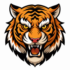 tiger head vector