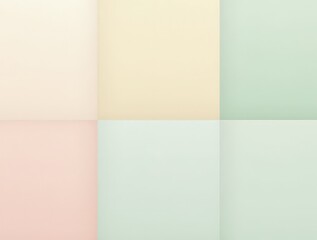 Fototapeta premium Pastel Gradient Grid: Soft Color Blocks in Minimalist Design
