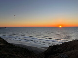 Sunset at San Diego gliderport