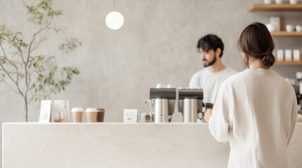 Coffee Shop Interaction Asking Barista for Recommendations