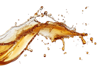 Isolated cola splash