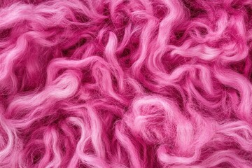 Fototapeta premium Cozy pink fur texture for fashion and design projects, highlighting softness and warmth for stylish backgrounds and unique textile patterns. Ideal for interior and apparel inspirations