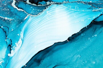 Original artwork photo of marble ink abstract art. High resolution photograph from exemplary original painting. Abstract painting was painted on HQ paper texture to create smooth marbling pattern.