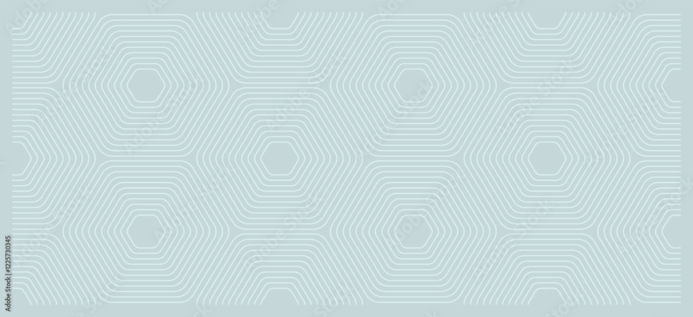 Poster soft abstract geometric background with layered hexagonal patterns in gray tones. lines and shapes o