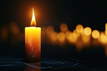 Stock in Candlestick Chart, business diagram animation