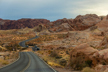 Beautiful colors and shapes in the Valley of Fire State Park, Nevada