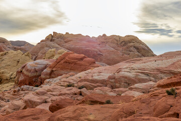 Beautiful colors and shapes in the Valley of Fire State Park, Nevada