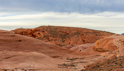 Beautiful colors and shapes in the Valley of Fire State Park, Nevada