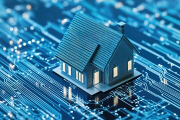 Obraz premium smart home future reliable home