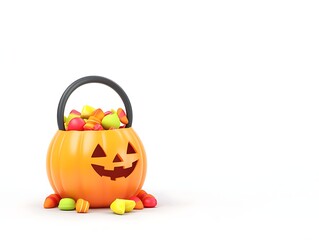3D vector Halloween candy