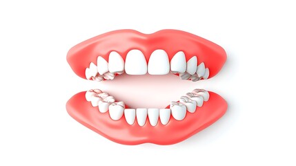 3D dentures with teeth prosthesis