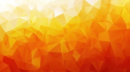 Obraz premium Abstract orange and yellow geometric low-poly background.