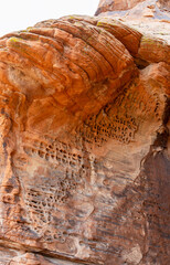Beautiful colors and shapes in the Valley of Fire State Park, Nevada