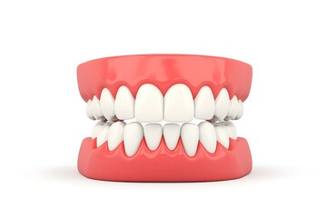 Obraz premium 3D dentures for elderly care