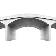 Bridge isolated on white or transparent background
