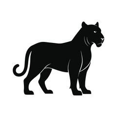 tiger silhouette design 