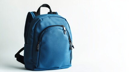 Fototapeta premium School backpack isolated on white background with copy space