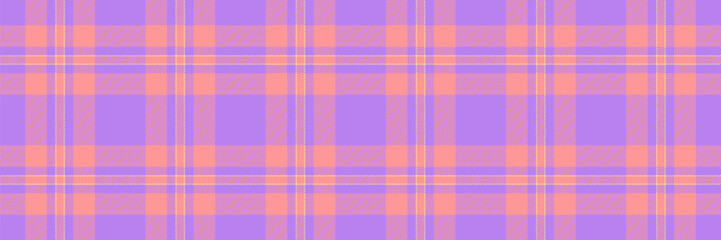 Soft pastel purple and peach plaid pattern.  Ideal for textile design, website backgrounds, or stationery.  This seamless texture offers a gentle, modern aesthetic perfect for feminine branding.