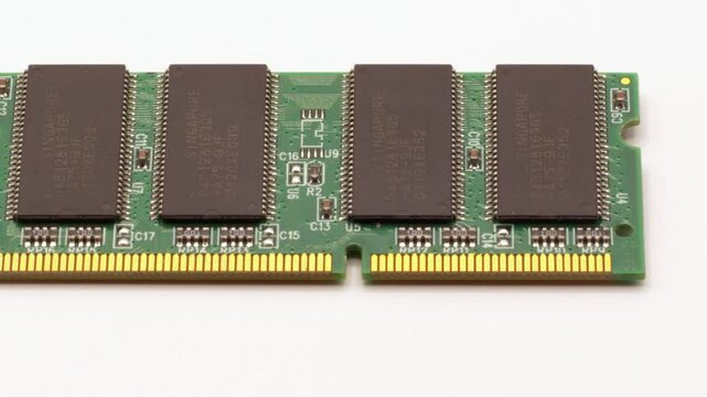 video of memory card sliding through the screen