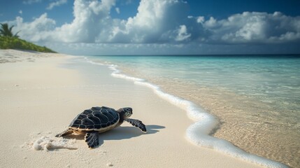 Turtle Baby on beach