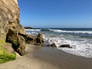 Scenic view of the Laguna Beach coastline in Southern California