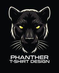 Panther Vector T Shirt Design