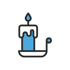 Light icon vector stock illustration